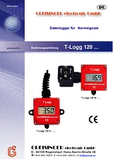 Greisinger T-Logg 120K / 4-20 Standard Signal Data Logger 600680 数据表