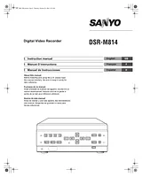 Sanyo DSR-M814 ユーザーズマニュアル