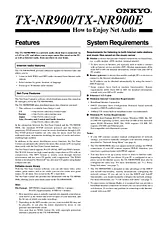 ONKYO TX-NR900 Benutzerhandbuch