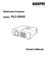 Sanyo plc-sw20 Manual Do Proprietário