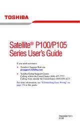Toshiba P100-ST9012 User Guide