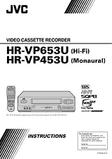 JVC HR-VP453U Справочник Пользователя