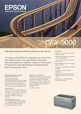 Epson DFX-9000 C11C605011DA Dépliant