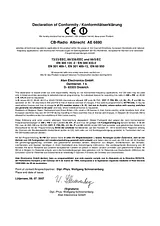 Albrecht AE 6690 12669.4 제품 표준 적합성 자체 선언