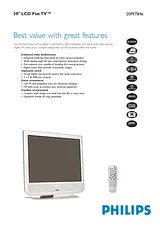 Philips 20" Flat TV 20PF7846 产品宣传页