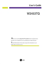 LG W2453TQ-PF Инструкции Пользователя