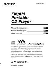 Sony D-NF401 Manual De Usuario