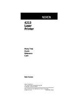 Xerox 4213 MICR MRP 사용자 가이드