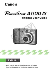 Canon PowerShot A1100 IS Betriebsanweisung