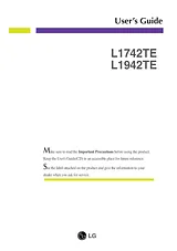 LG L1942TE-DF Owner's Manual