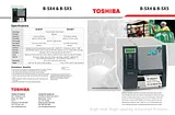 Toshiba B-SX4T 130-000138-609 Leaflet