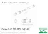 Bkl Electronic 3.5 mm audio jack Socket, straight Number of pins: 2 Mono Silver 1108009 1 pc(s) 1108009 Data Sheet