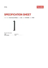 Franke FRX022PK Specification Sheet