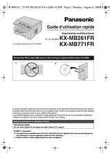 Panasonic KXMB771FR Guía De Operación
