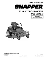 Snapper 375Z Benutzerhandbuch