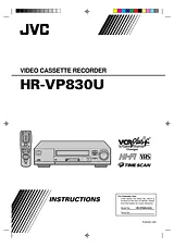 JVC HR-VP830U Manual Do Utilizador