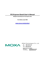 Moxa Technologies CP-118EL ユーザーズマニュアル