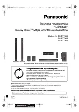 Panasonic SC-BTT466 Guía De Operación