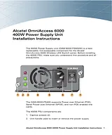 Alcatel-Lucent omniaccess 6000 Guide De Montage