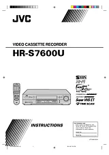 JVC HR-S7600U Manual De Usuario