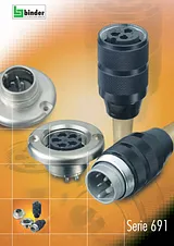 Binder 691-09-0044-00-07 Circular Connector With Screw Lock Nominal current: 5 A Number of pins: 7 09-0044-00-07 데이터 시트