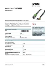 Phoenix Contact Sensor/Actuator cable SAC-17P-10,0-PVC/FS SCO 1555376 1555376 Data Sheet