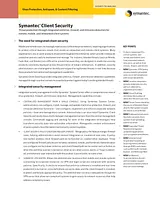 Symantec CLIENT SECURITY 10246445-IN User Manual