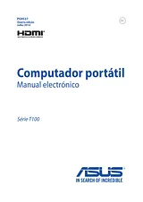 ASUS ASUS Transformer Book T100TAM Manual Do Utilizador