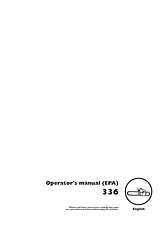 Husqvarna 339XP Manuale Utente
