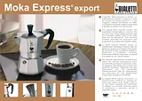 Bialetti Moka Express 0001168 Folheto