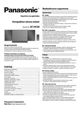 Panasonic SC-HC38 Guía De Operación
