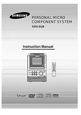 Samsung mm-dj8 Manuel D'Instructions