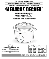 Black & Decker RC800 Manual