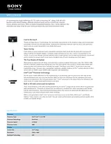 Sony VPCL23CFX Guia De Especificação