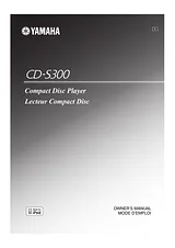 Yamaha CD-S300 Manuel Du Propriétaire