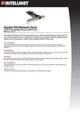 Intellinet Gigabit PCI Network Card 522328 Manual Do Utilizador