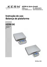 Kern DE 60K10DL Postal Scale 35kg DE 60K10DL ユーザーズマニュアル
