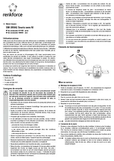 Renkforce SM-305AG FUNKMAUS GRAU SM-305AG Manual Do Utilizador