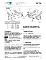TE Connectivity D-SUB pin strip Number of pins: 15 Crimp 1 pc(s) 1658675-1 Information Guide