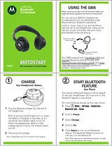 Motorola S805 Quick Setup Guide
