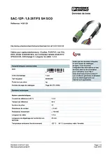 Phoenix Contact Sensor/Actuator cable SAC-12P- 1,5-35T/FS SH SCO 1430129 1430129 Data Sheet