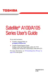Toshiba A100 User Guide