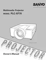 Sanyo PLC-XF70 Manual Do Utilizador