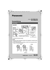 Panasonic KXTG8421SL Guia De Configuração Rápida