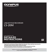 Olympus LS-20M Manuale Introduttivo