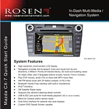 rosen-entertainment-syste mazdacx-7 ds-mz0740 Benutzerhandbuch