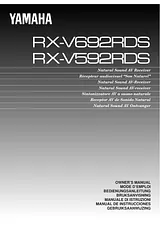 Yamaha RX-V592RDS Справочник Пользователя
