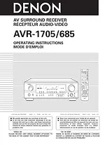 Denon AVR-1705 Справочник Пользователя