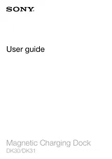 Sony DK30 User Manual