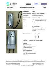 Varta LED Mini torch Direct plug rechargeable 15 lm 63.5 g Silver 17682101401 Hoja De Datos
